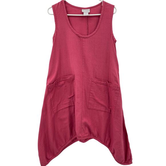 Soft Surroundings Women's Cotton Tank Sun Dress, Sz. S Shark-bite Hem *READ* - Picture 1 of 7